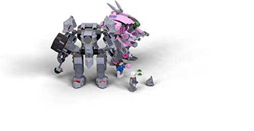 LEGO Overwatch D.Va and Reinhardt 75973 Mech Building Kit with